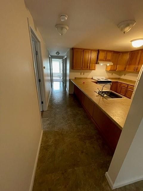 Room for stools at the counter.