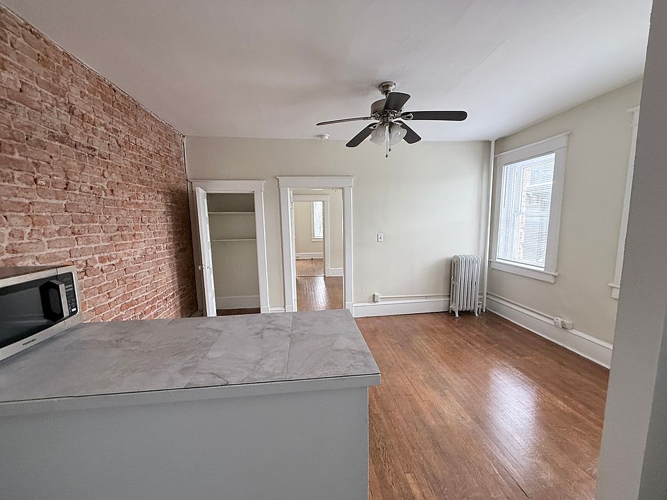 Area off kitchen with extra closet