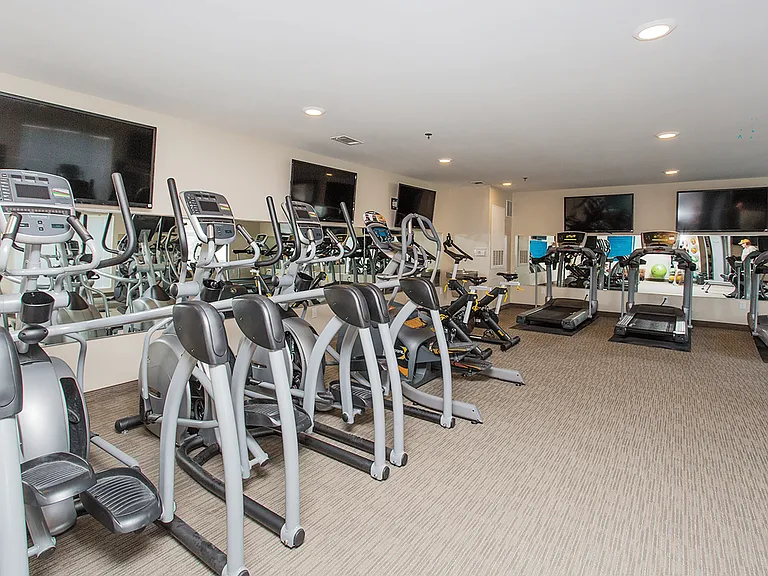 Fitness Center with Cardio Machines