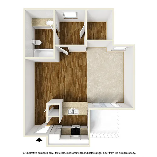 Floor plan Bonaventure-E1
