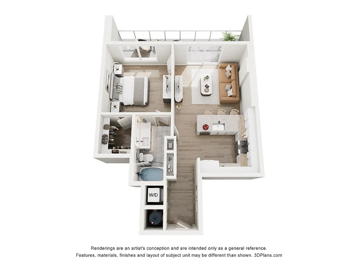 Floor plan 1A Premium Renovated