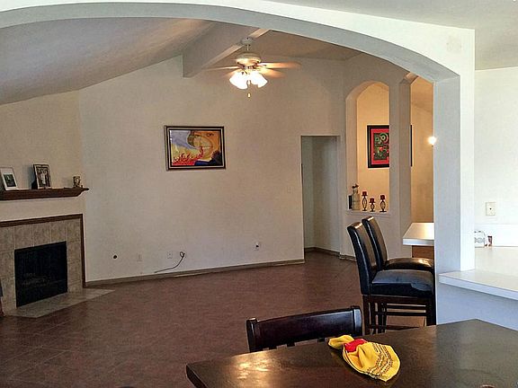 Soaring ceilings and beautiful arches are throughout the home.