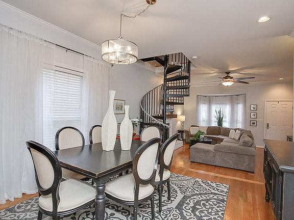 dining room view into livingroom