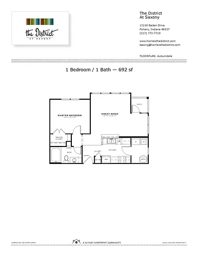 Floor plan Auburndale 1.1