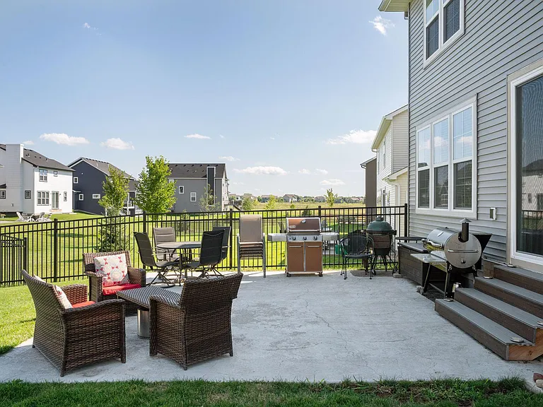 beautiful patio outside the main level sliding door