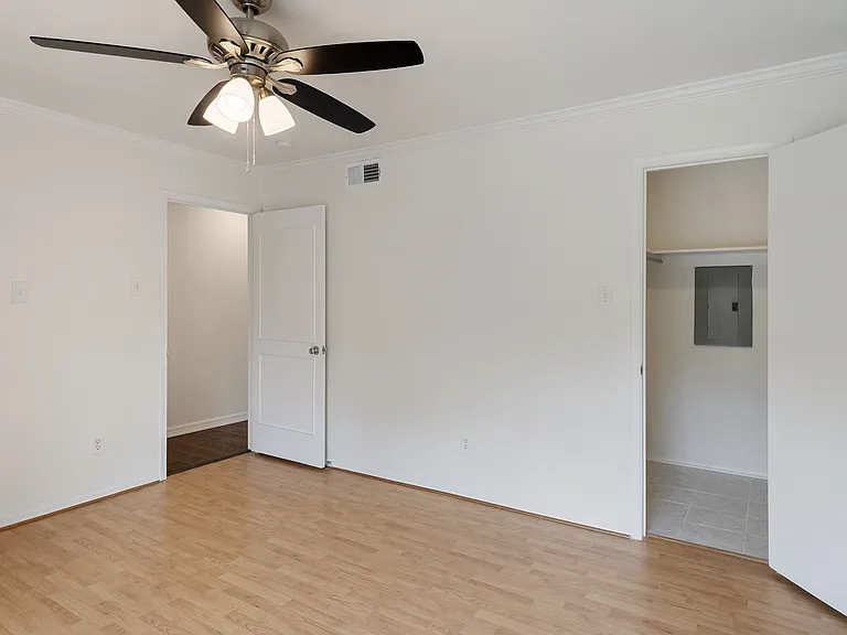 Walk-in closet.