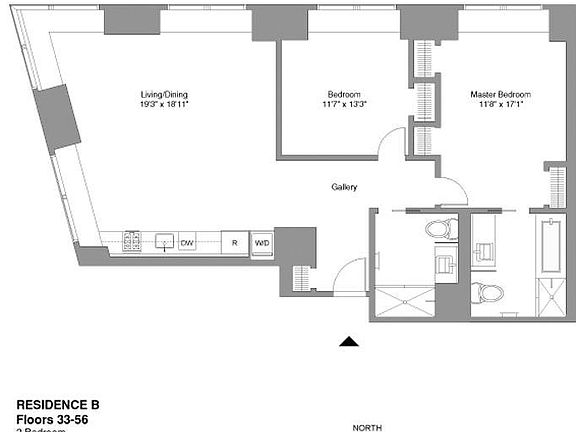 2nd image of 123 Washington St Penthouse 54B
