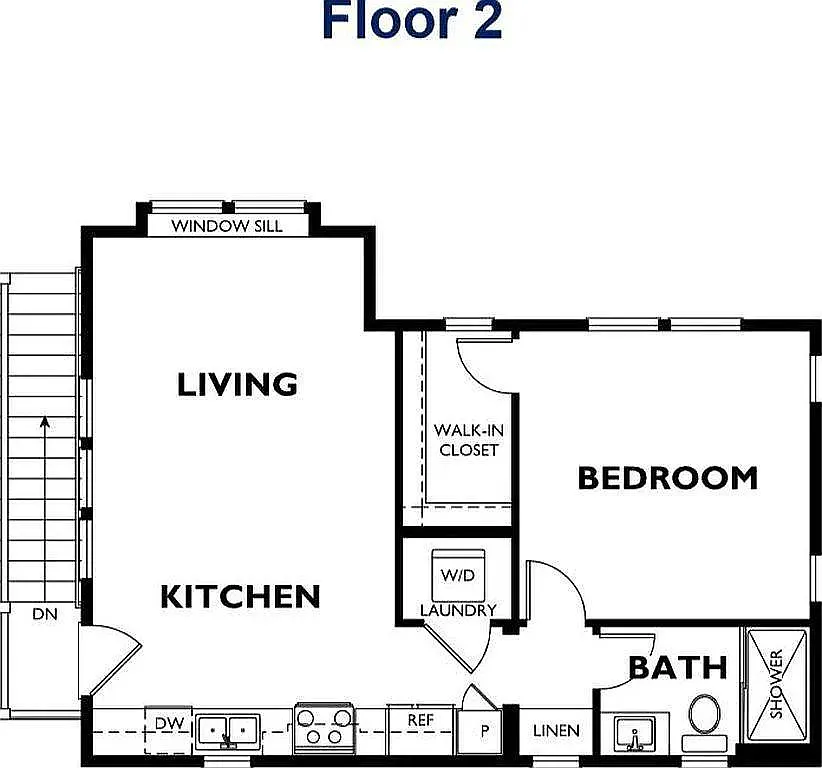 1 bed, 649 sqft, $2,750 — Photo 2