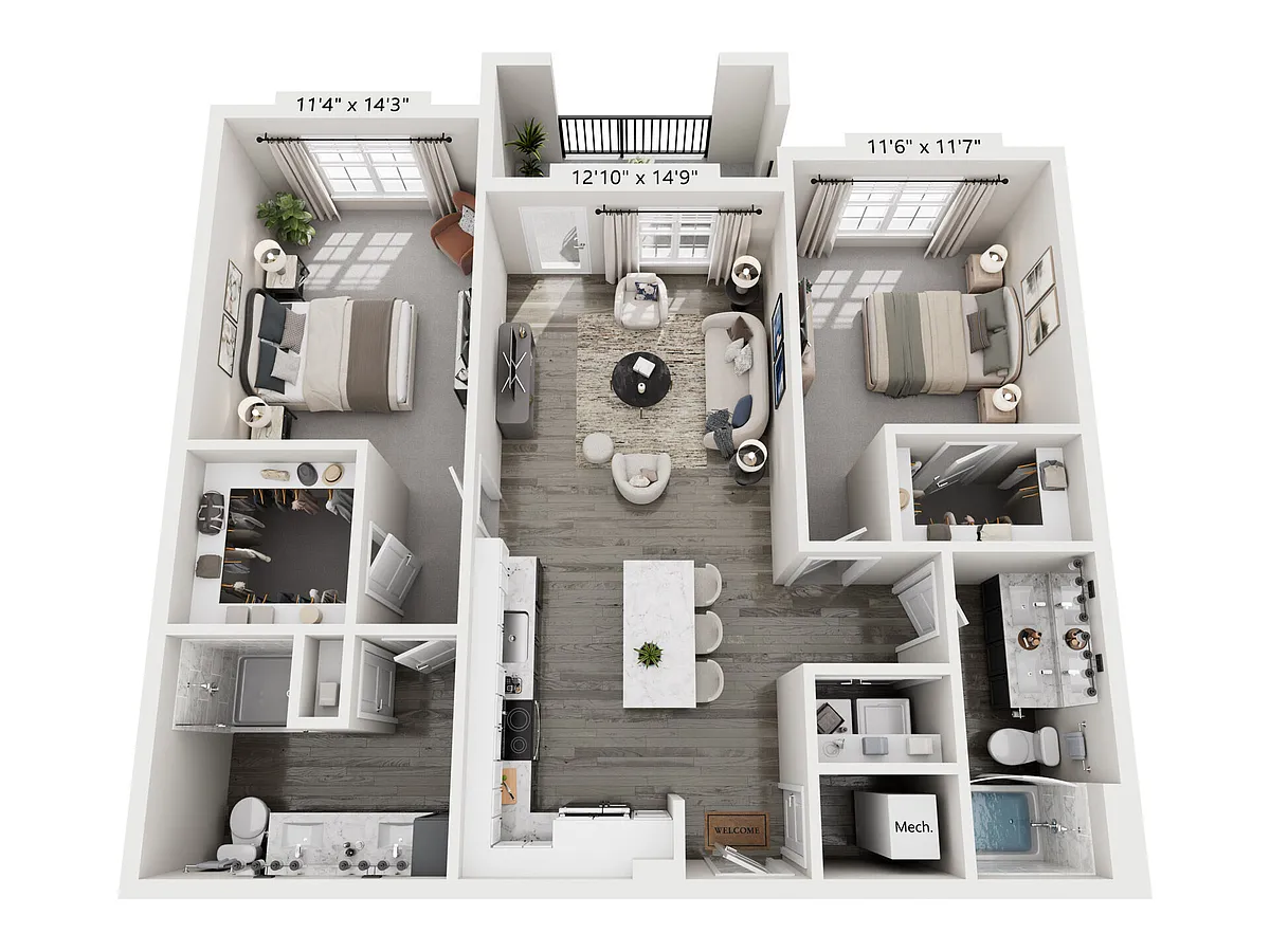 Floor plan B2