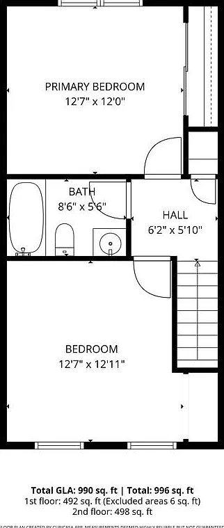 2 bed, 1.5 bath, 1055 sqft, $1,299 — Photo 3