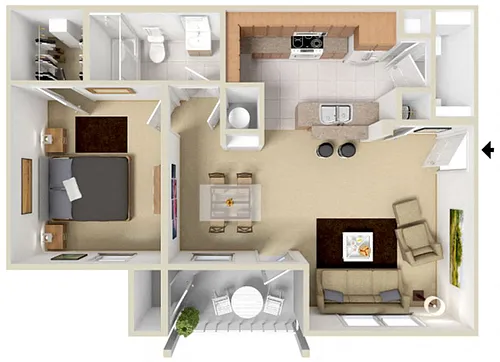 Floor plan A - Mohawk