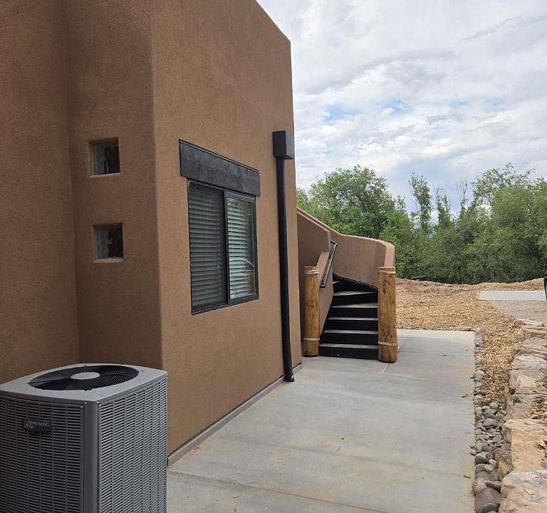 East side of house