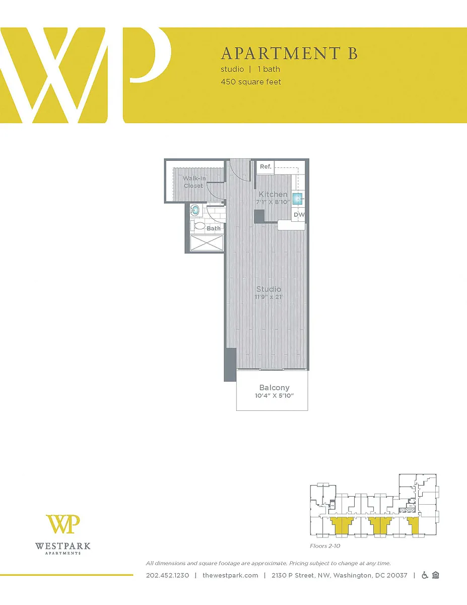 Floor plan Studio