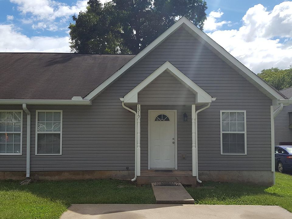 Front view and driveway