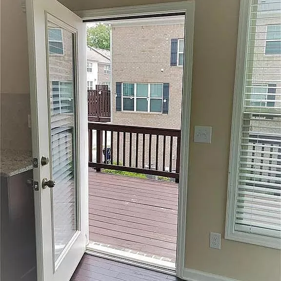 door to deck