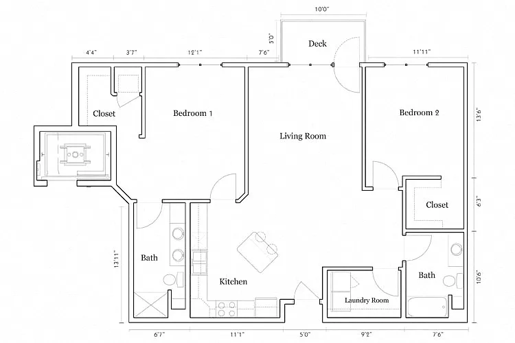 Floor plan B3