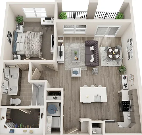 Floor plan B