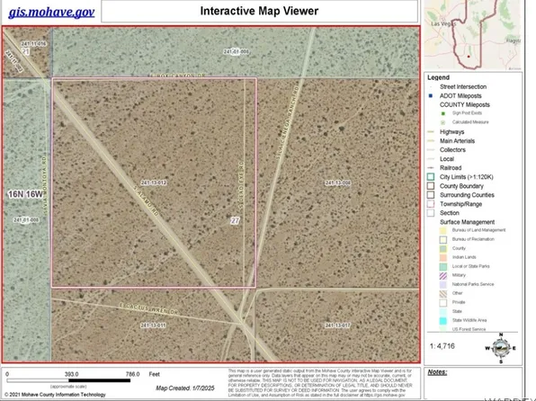 PARCEL 767 E Box Canyon Dr, Yucca, AZ 86438