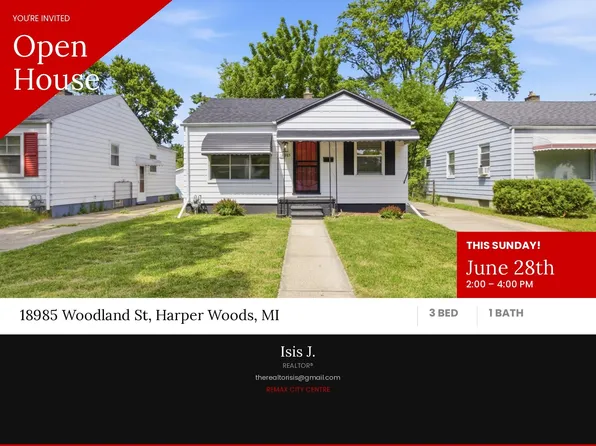 18985 Woodland St, Harper Woods, MI 48225