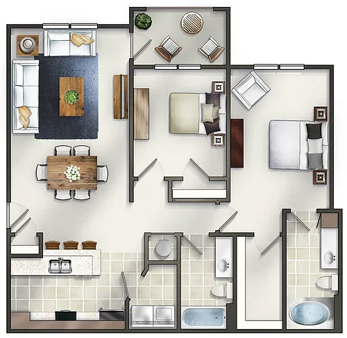 Floor plan The Oxford