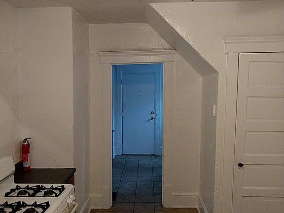 kitchen and foyer