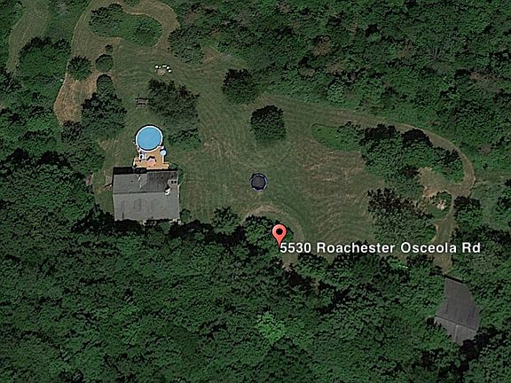 Aerial view of five acres.