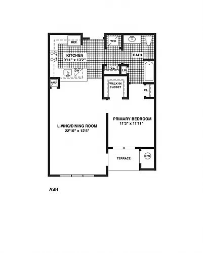 Floor plan Ash