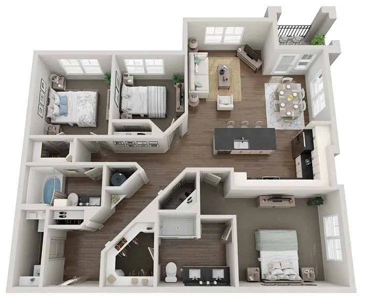 Floor plan Sandcastle