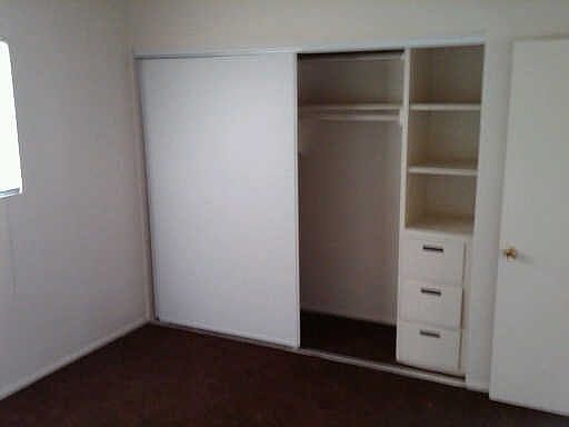 Build in closet storage