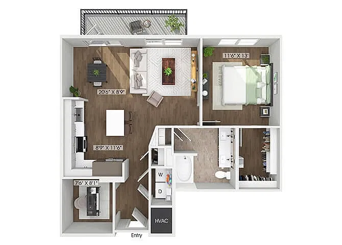 Floor plan A7D