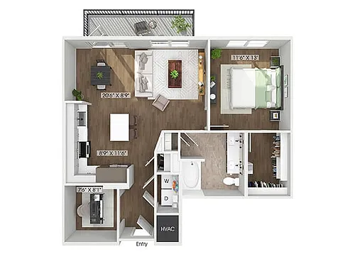 Floor plan A7D