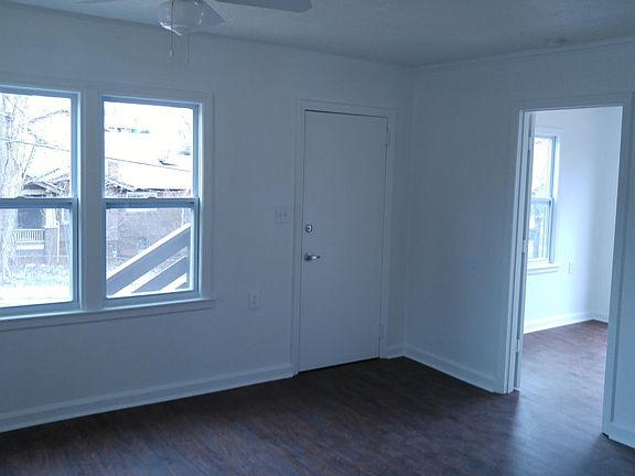 Living room off kitchen