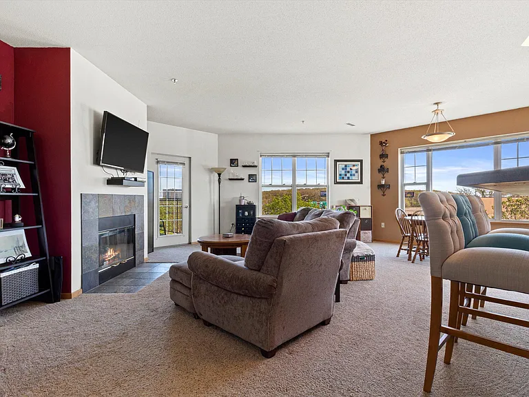 Great Room with gas fireplace