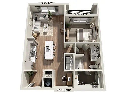 Floor plan A4 - HC