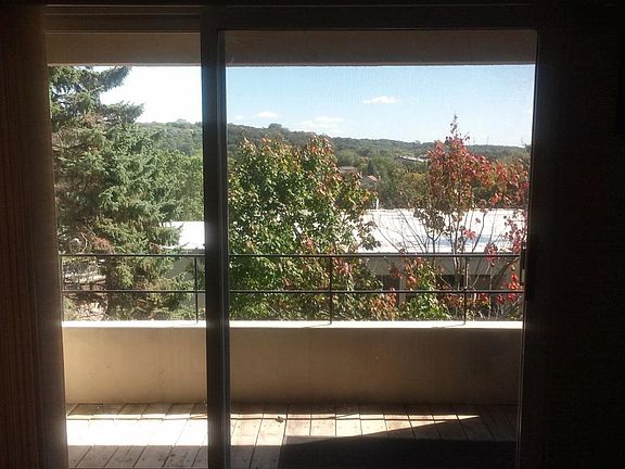 View from third floor balcony