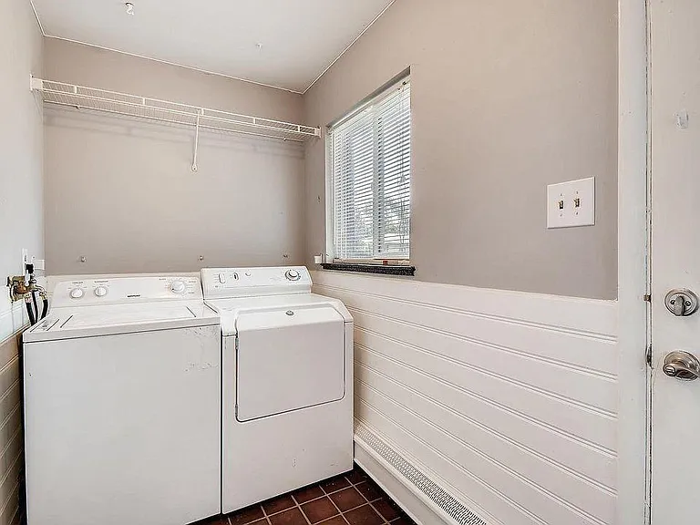 Washer & Dryer in laundry room