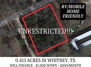 Live Oak Rd, Whitney, TX 76692