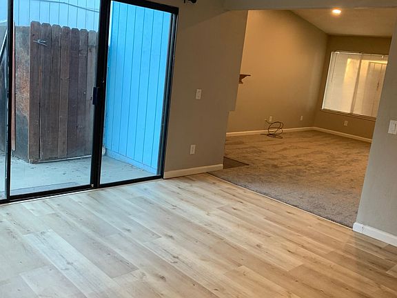 Dining room looking into living room