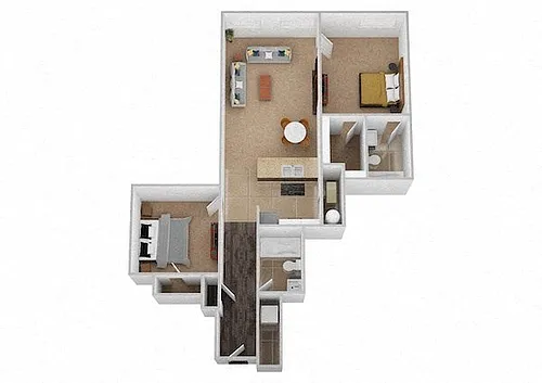 Floor plan The Galileo - Renovated