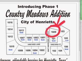 1609 Country Meadows Ln, Henrietta, TX 76365