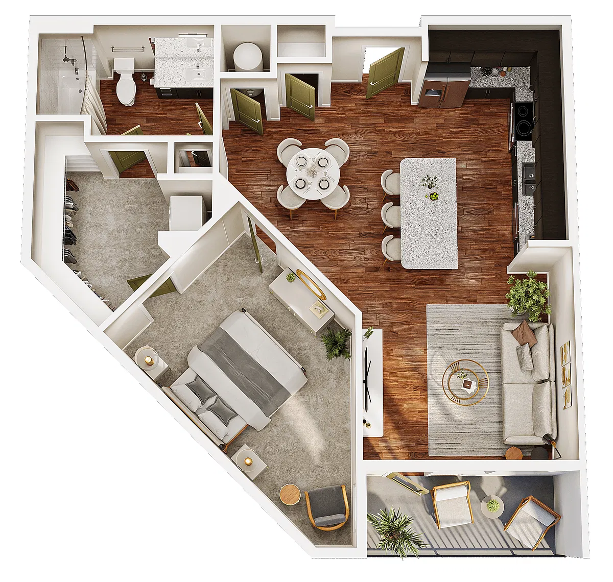 Floor plan A1K