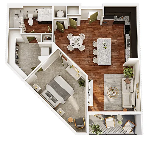 Floor plan A1K