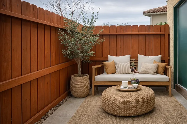 Virtually Staged Patio