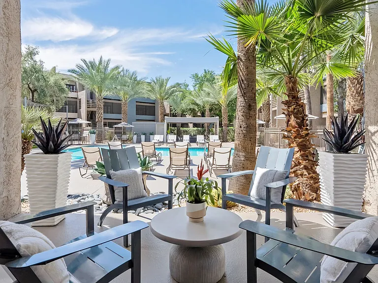 Chose from an abundance of poolside seating, from sun-drenched decks to take in the rays or shady sanctuaries for a cool reprieve.