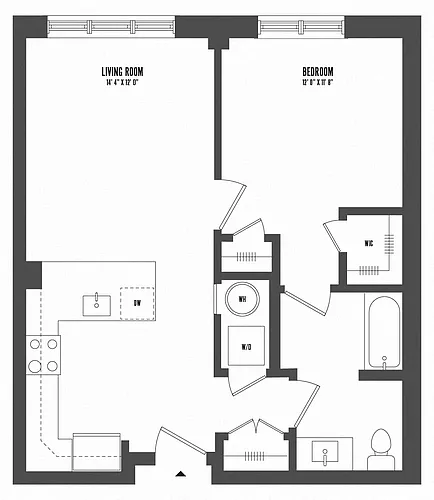 Floor plan A2-A