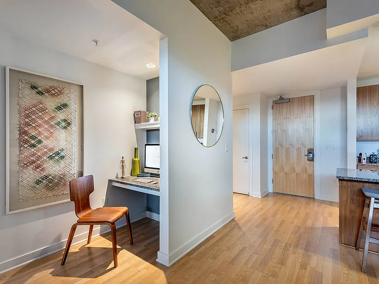 Built-In Desks with Granite Tops
