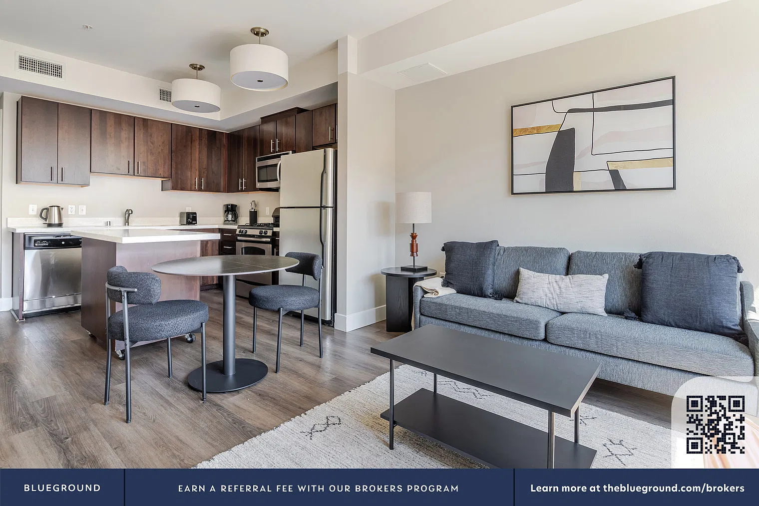 1 bed, 1.0 bath, 588 sqft, $4,070 — Photo 3