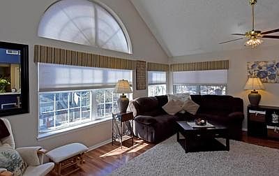 Large Living Room Filled With Natural Light