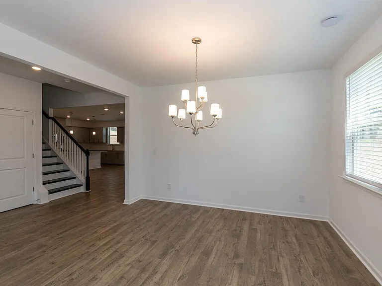 Space ideal for a dining table and family gatherings.