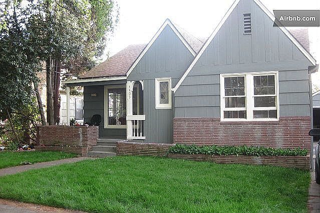 The front of the house